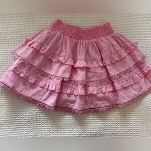 Loveshackfancy x American Girl Heart Tiered Skirt Small Girls 7 - 8